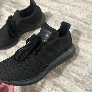 Never worn black Adidas shoes
